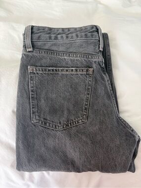 ZARA TALL Mid-Rise Charcoal Gray Jeans